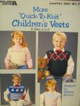 Leisure Arts More Quick To Knit Children's Vest #591