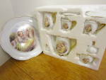 Religious Mary & Child Miniature Tea Set