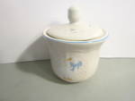 Vintage Tienshan Country Goose Covered Sugar Bowl