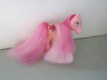 Vintage Pink Little Pony Heart Horseshoe Design