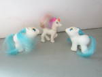 Vintage My Little Pony Set Of Three