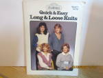 Forevers Craft Book Quick&easy Long&loose Knits #7